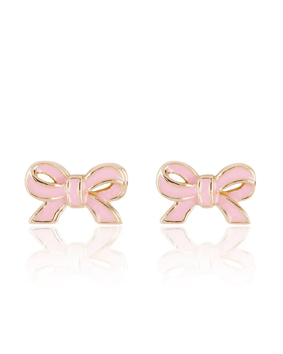 Pink Bow earrings A Touch of Magnolia Boutique
