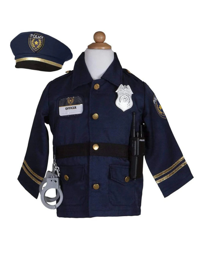Police Officer Set, Includes 5 Accessories, Navy, Size 3-4 A Touch of Magnolia Boutique