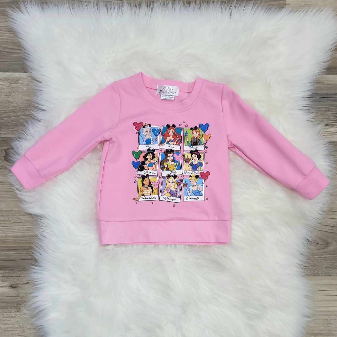 Pink Princess Themed Top A Touch of Magnolia Boutique