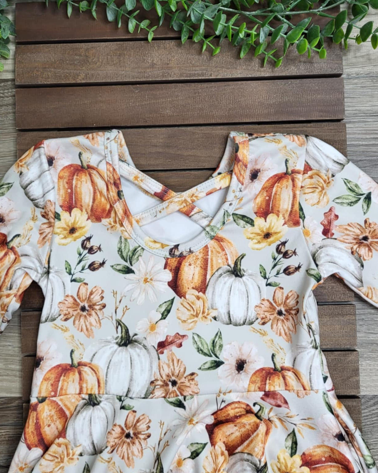 Fall Pumpkin Floral Dress A Touch of Magnolia Boutique