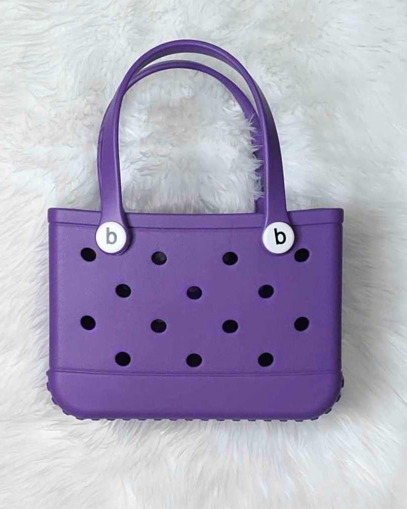 Small EVA bags (multiple solid color and printed options) A Touch of Magnolia Boutique Purple