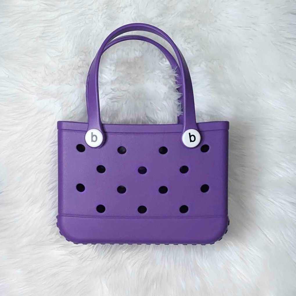 Small EVA bags (multiple solid color and printed options) A Touch of Magnolia Boutique Purple