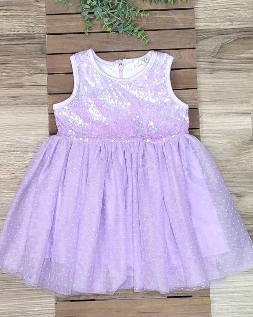 Purple Sequin Tulle Dress A Touch of Magnolia Boutique