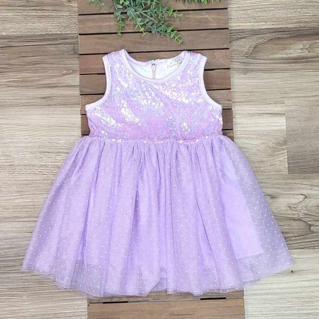 Purple Sequin Tulle Dress  A Touch of Magnolia Boutique   