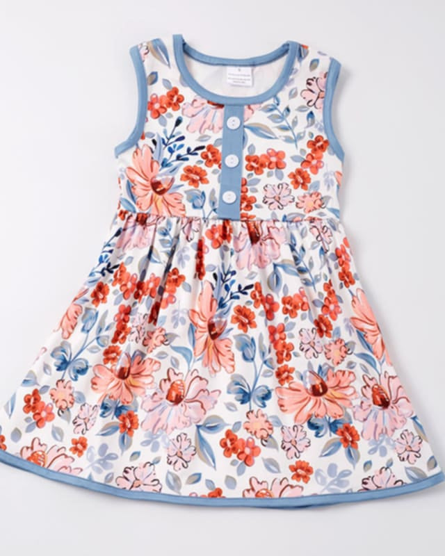 Sleeveless Floral Dress A Touch of Magnolia Boutique