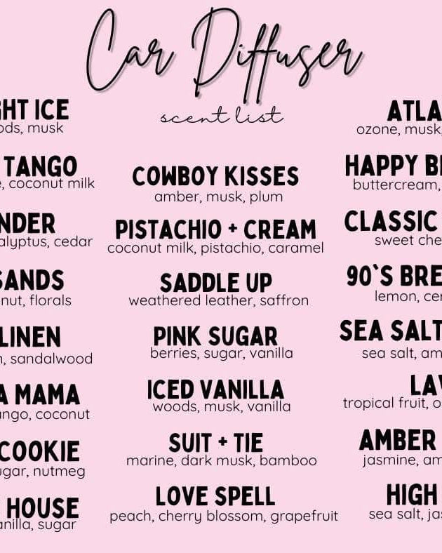 Car Diffuser (multiple scent options) A Touch of Magnolia Boutique