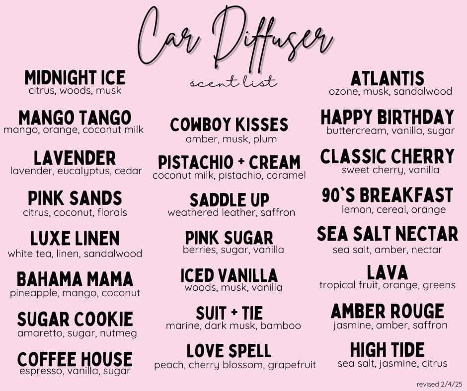 Car Diffuser (multiple scent options) A Touch of Magnolia Boutique