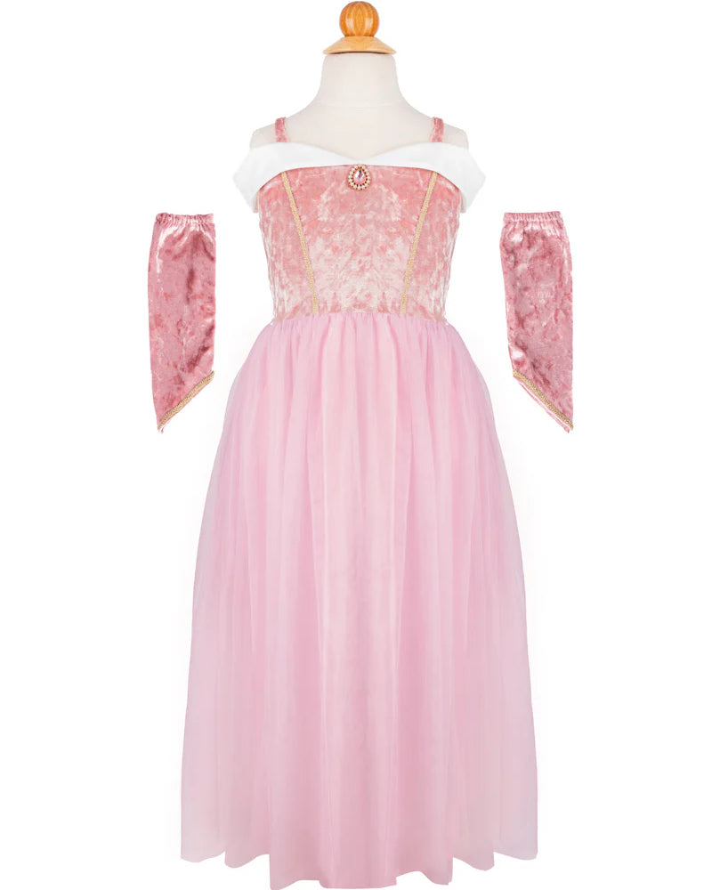 Velvety Soft Sleeping Sweetheart Princess Dress Role Play/Costume w/arm warmers A Touch of Magnolia Boutique