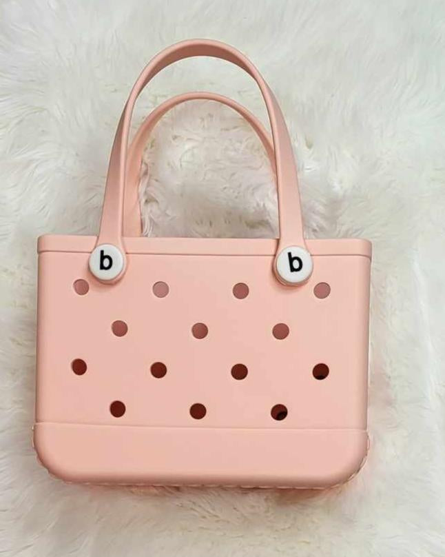 Small EVA bags (multiple solid color and printed options) A Touch of Magnolia Boutique Peach