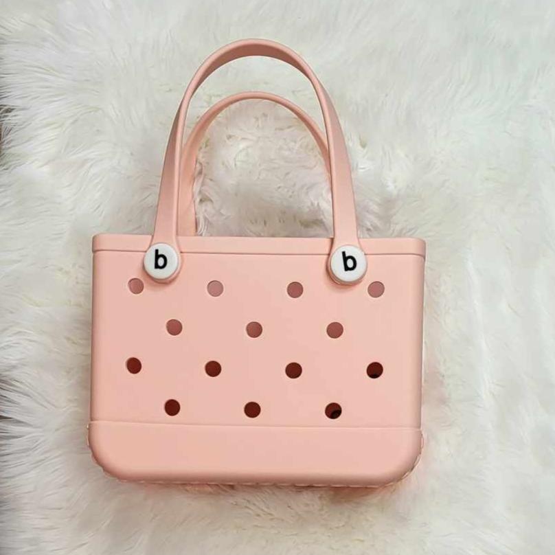 Small EVA bags (multiple solid color and printed options) A Touch of Magnolia Boutique Peach