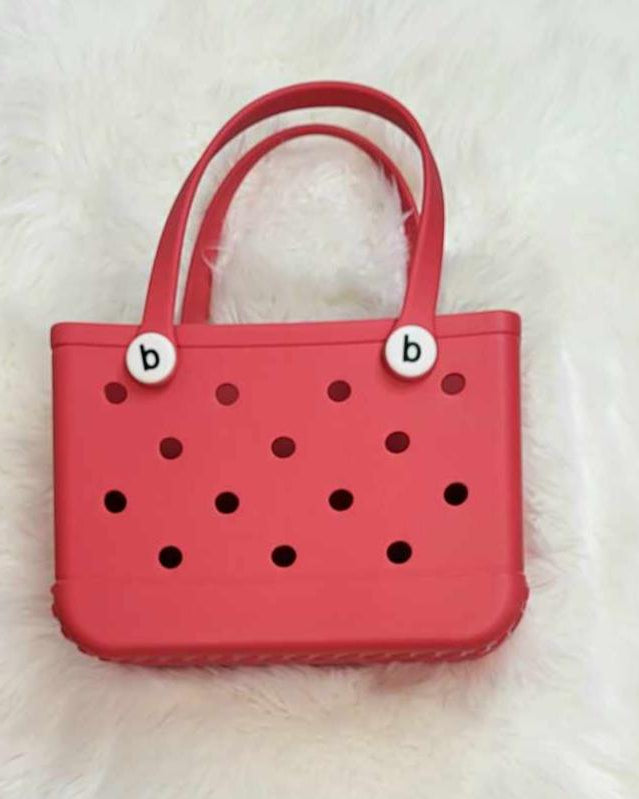 Small EVA bags (multiple solid color and printed options) A Touch of Magnolia Boutique Red