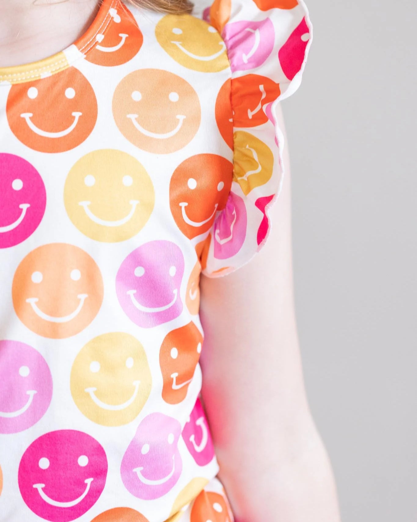 Smiley Flutter Sleeve top A Touch of Magnolia Boutique