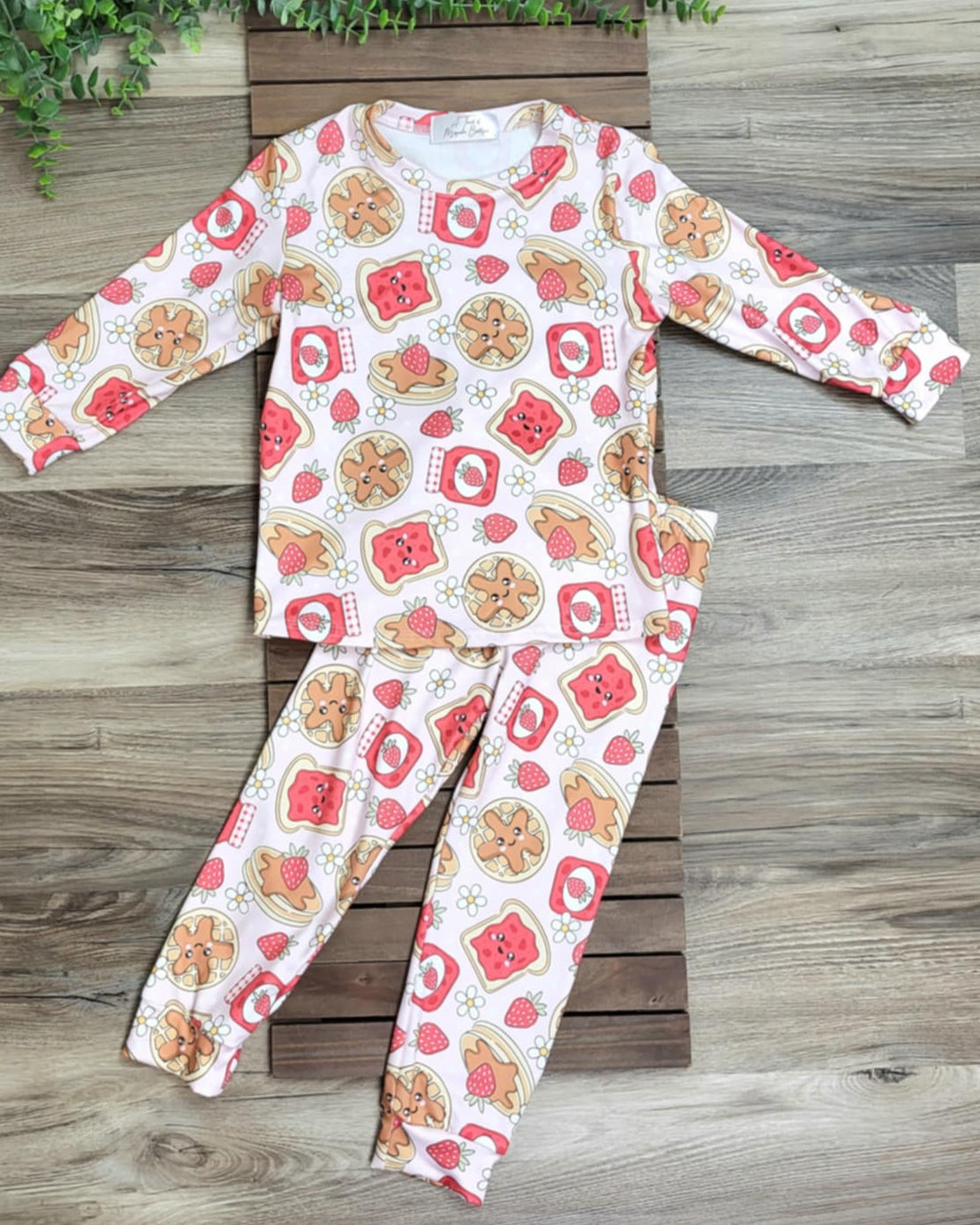 Strawberry Jam Breakfast Food Pajamas A Touch of Magnolia Boutique