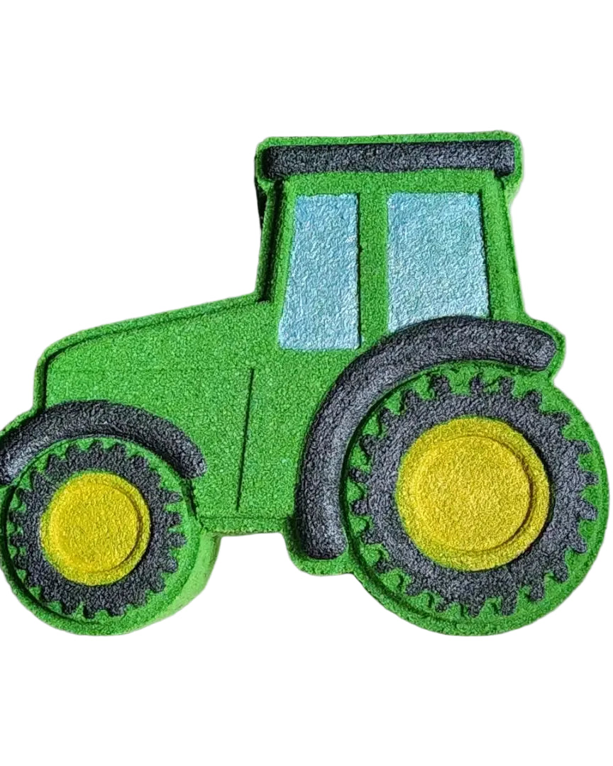 Green Tractor Bath Bomb with Toy inside A Touch of Magnolia Boutique