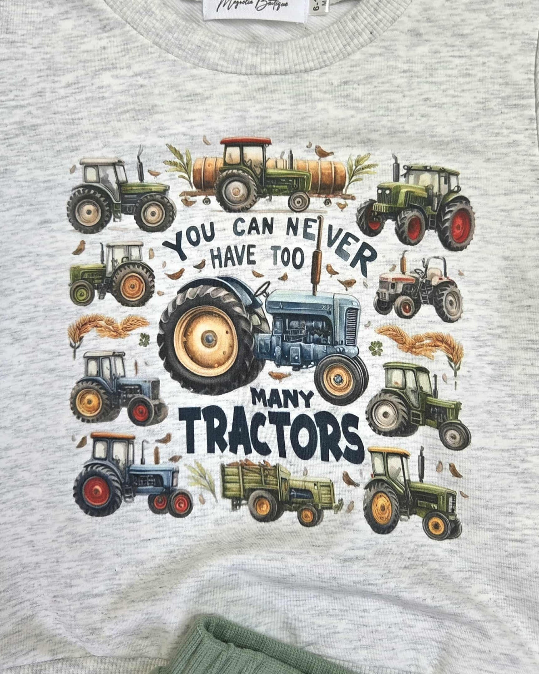 Never Too Many Tractors Jogger Set- Baby & Toddler Boys A Touch of Magnolia Boutique
