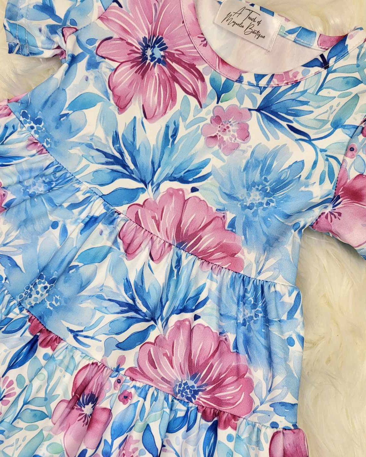 Tiered Tropical Floral Dress A Touch of Magnolia Boutique