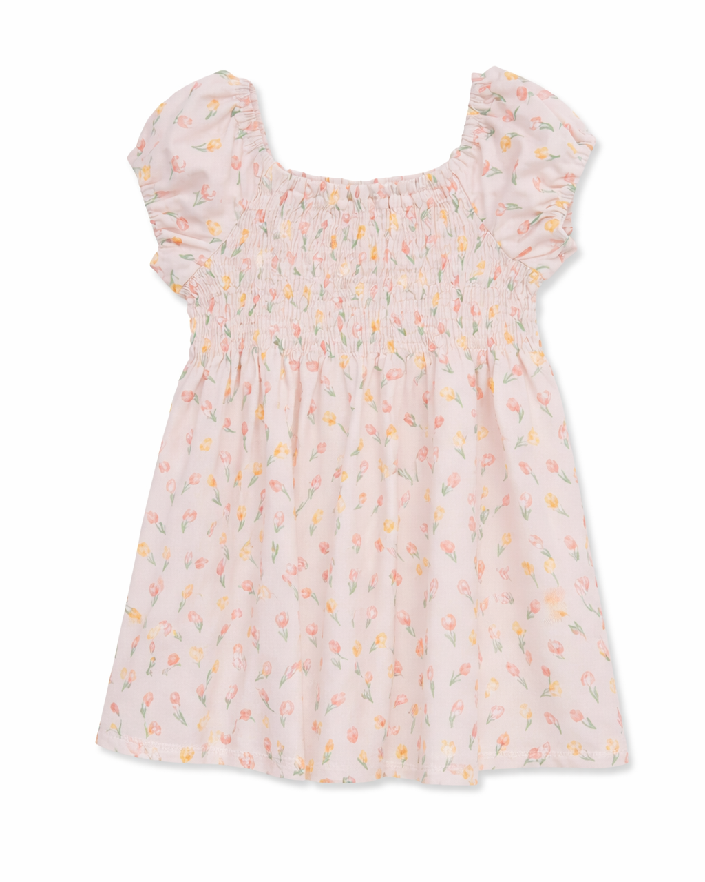 Tulip Smocked Short Sleeve Dress (12m-4T) A Touch of Magnolia Boutique