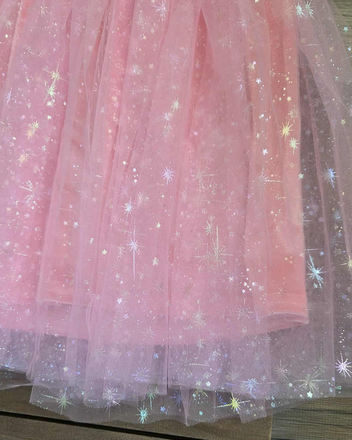 Pink Velvet Bow-Back Dress with Tulle Overlay A Touch of Magnolia Boutique