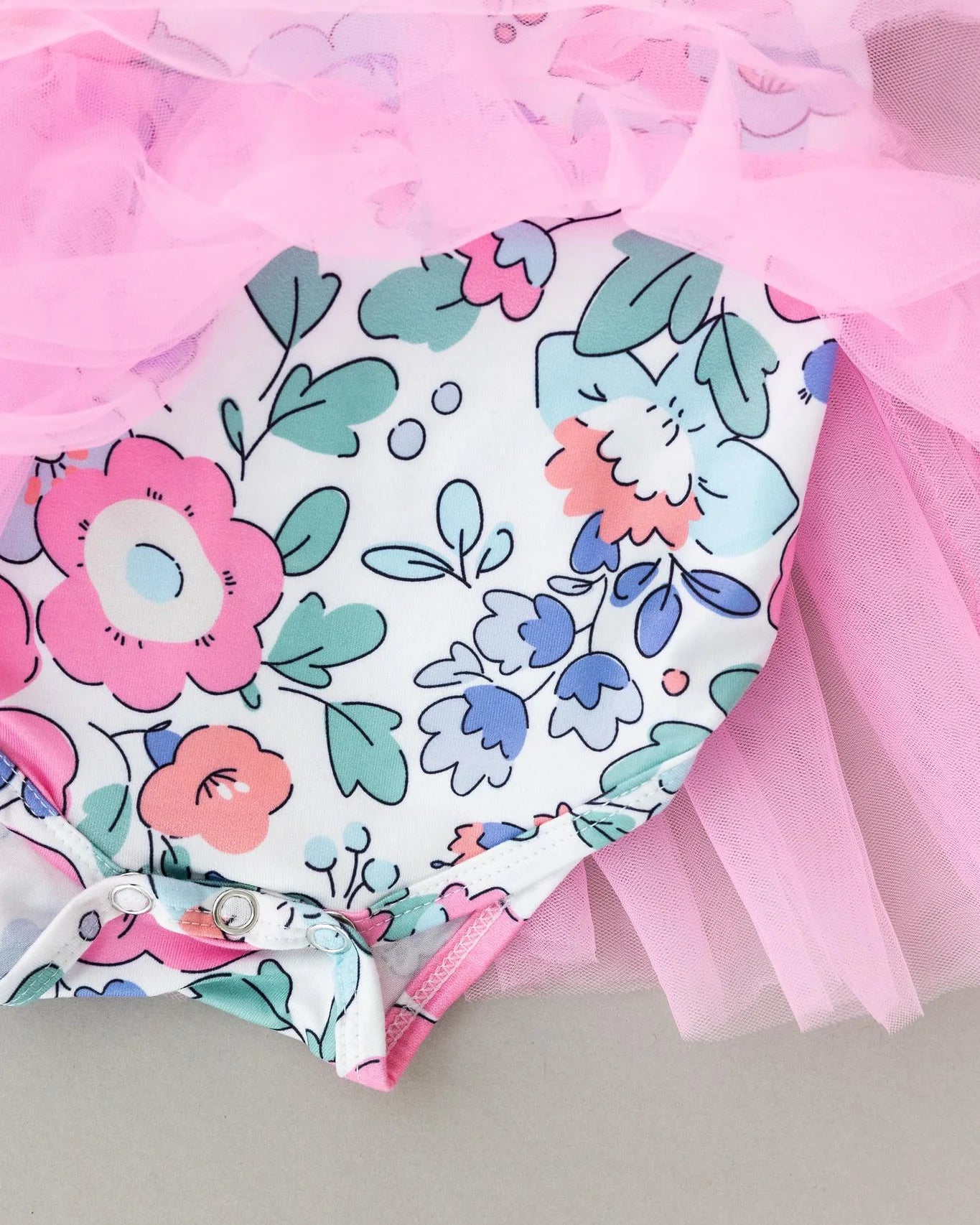 Floral Tutu Bodysuit Romper A Touch of Magnolia Boutique