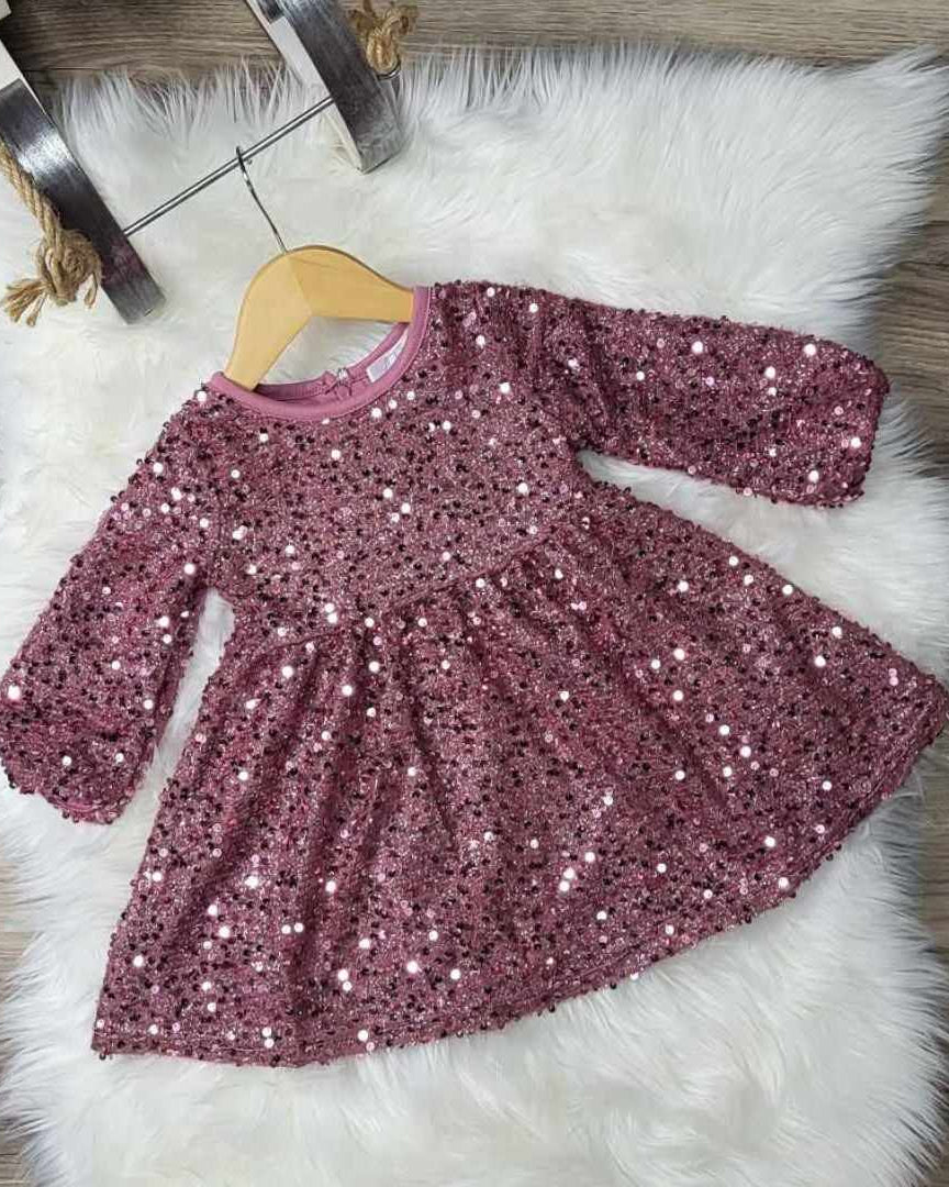 Vintage Rose Sequin Special Occasion Dress  A Touch of Magnolia Boutique   