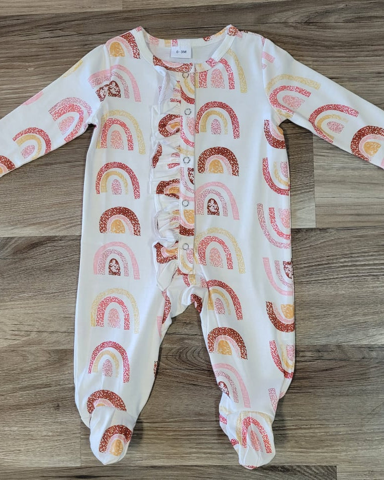 Baby Girl Rainbow Romper-Restocked!  A Touch of Magnolia Boutique   