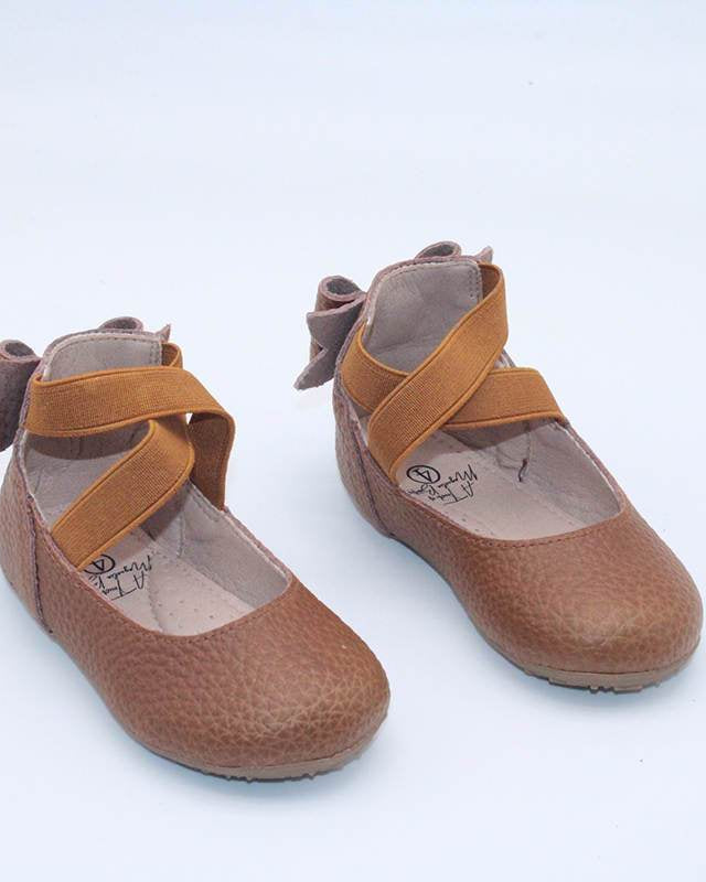 Kennedy Bow Back Ballet-Weathered Brown Shoes  A Touch of Magnolia Boutique   