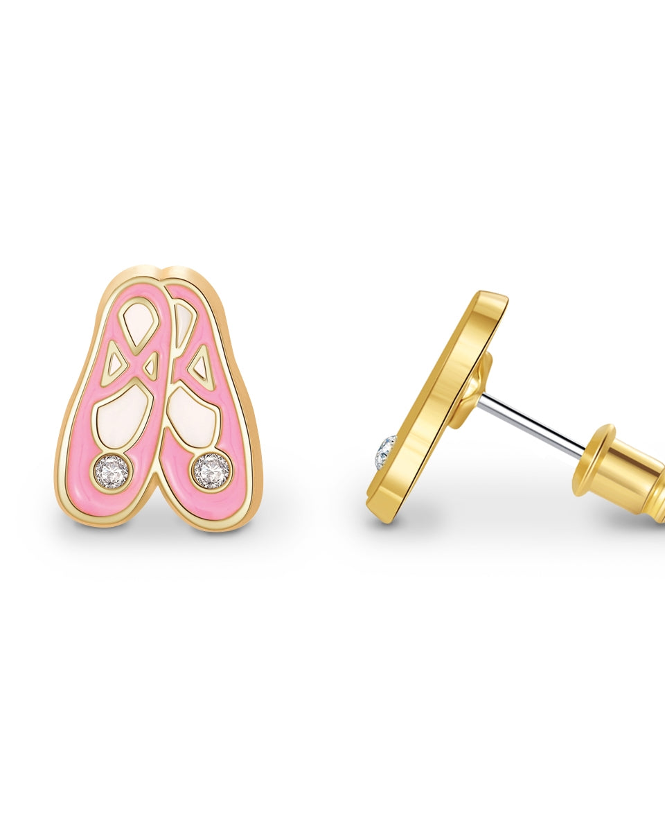 Ballet Slippers Cutie Studs A Touch of Magnolia Boutique