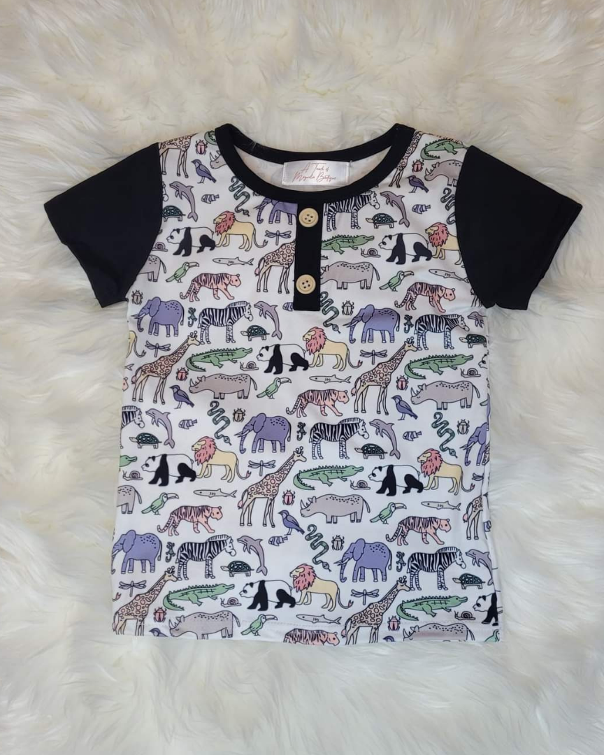 Boys Zoo Top  A Touch of Magnolia Boutique   