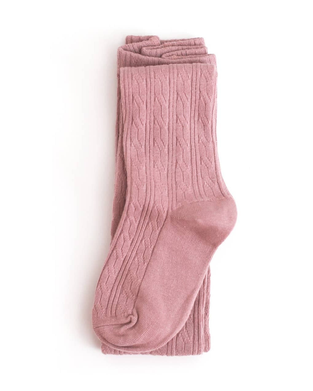 Dusty Rose Cable Knit tight  A Touch of Magnolia Boutique   