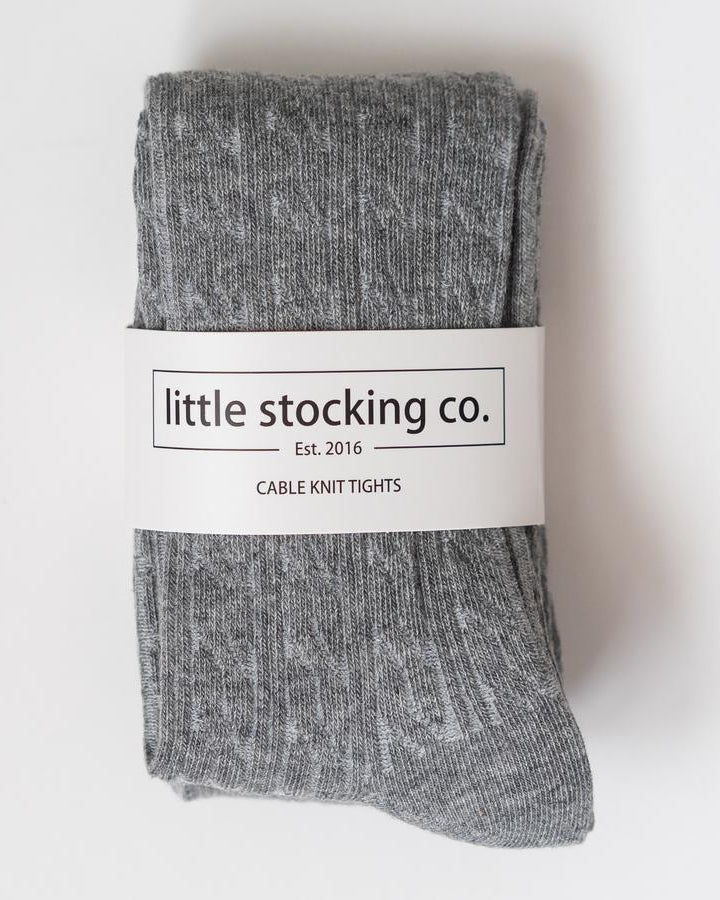 Gray Cable Knit Tights  A Touch of Magnolia Boutique   