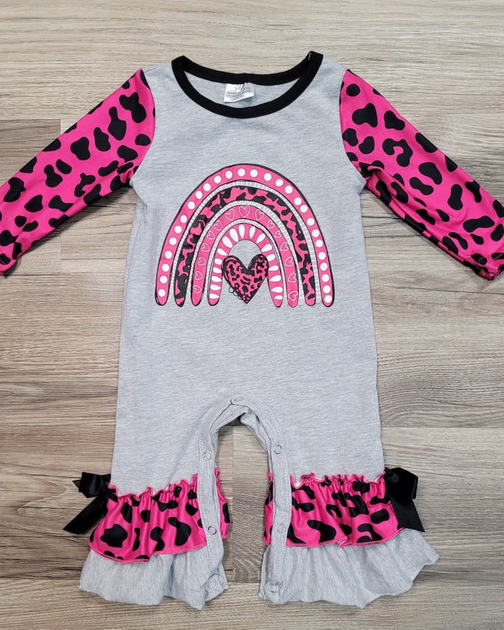 Rainbow Heart Romper A Touch of Magnolia Boutique