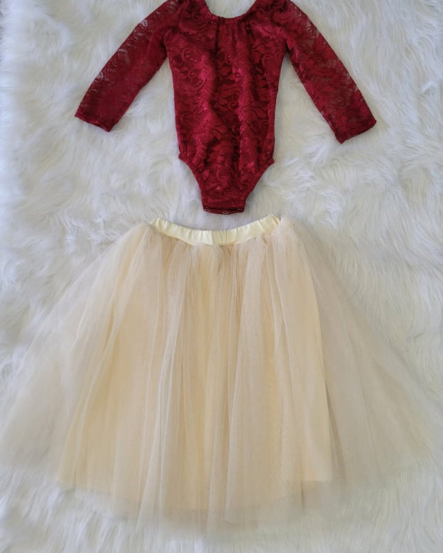 Burgundy Lace Leo A Touch of Magnolia Boutique