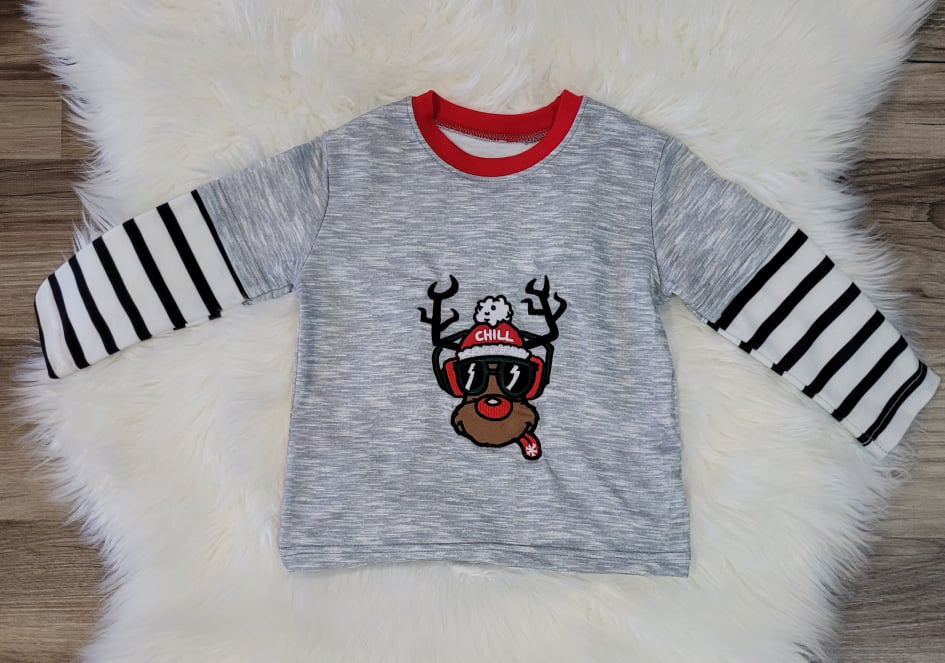 Boy Winter Moose Top A Touch of Magnolia Boutique
