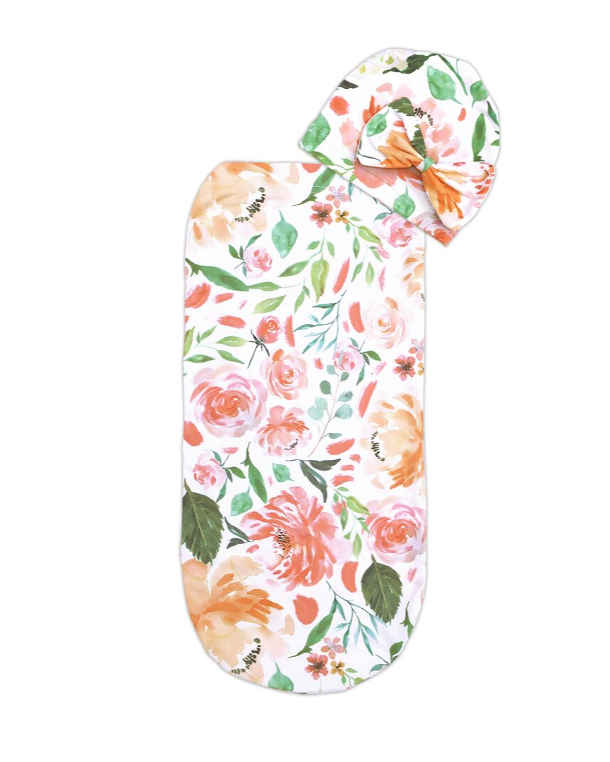 Cutie Cocoon- Peach Floral  A Touch of Magnolia Boutique   
