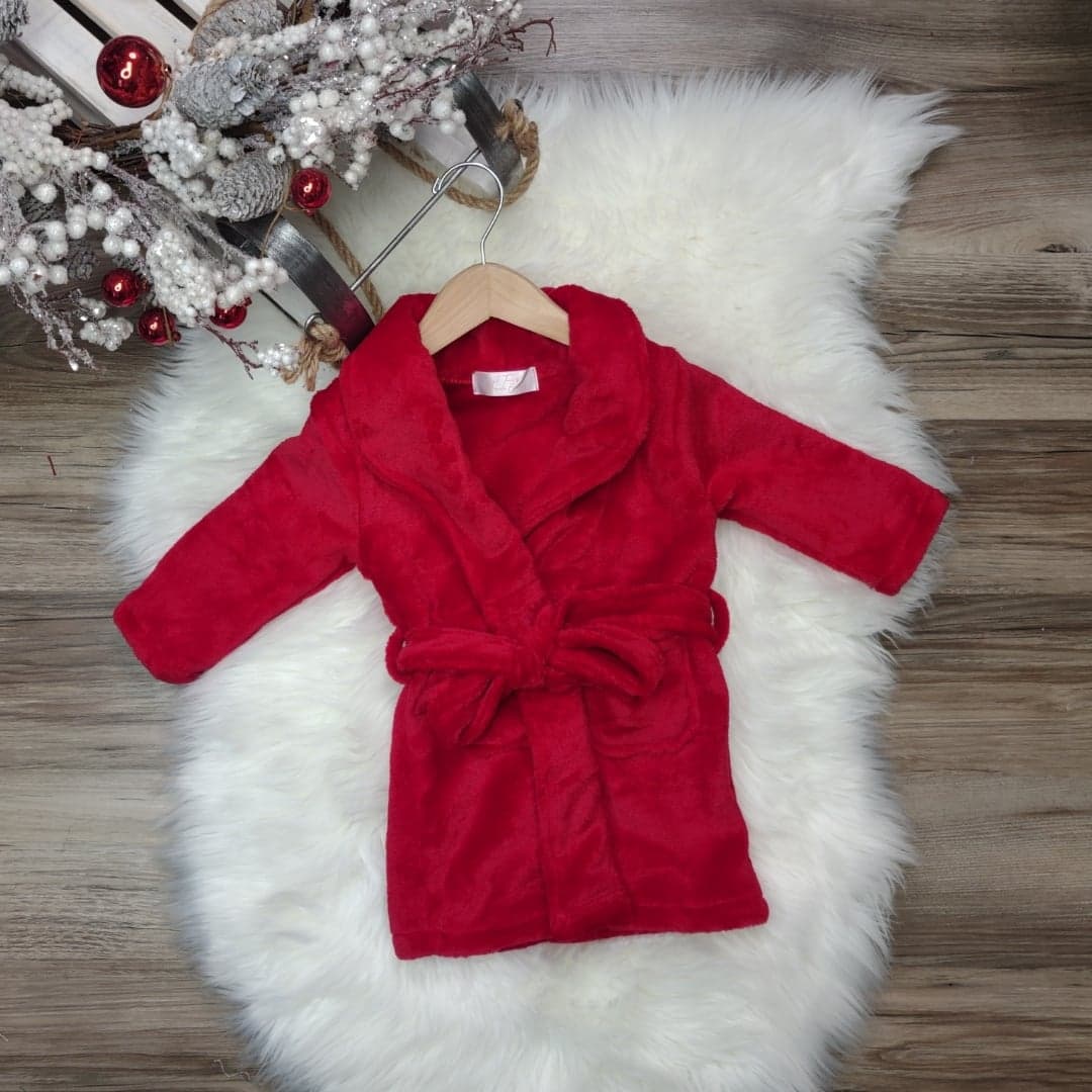 Plush Red Robe A Touch of Magnolia Boutique