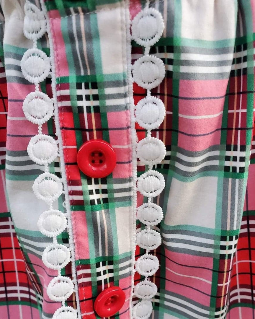 Holly Jolly Red & Green Plaid Skirt Set  A Touch of Magnolia Boutique   
