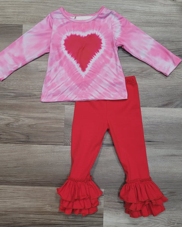 Tie Dye Heart Long Sleeve top  A Touch of Magnolia Boutique   