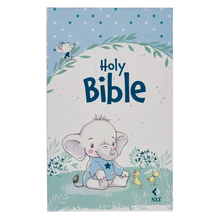 Bible Nlt Infant Hardcover, Blue A Touch of Magnolia Boutique