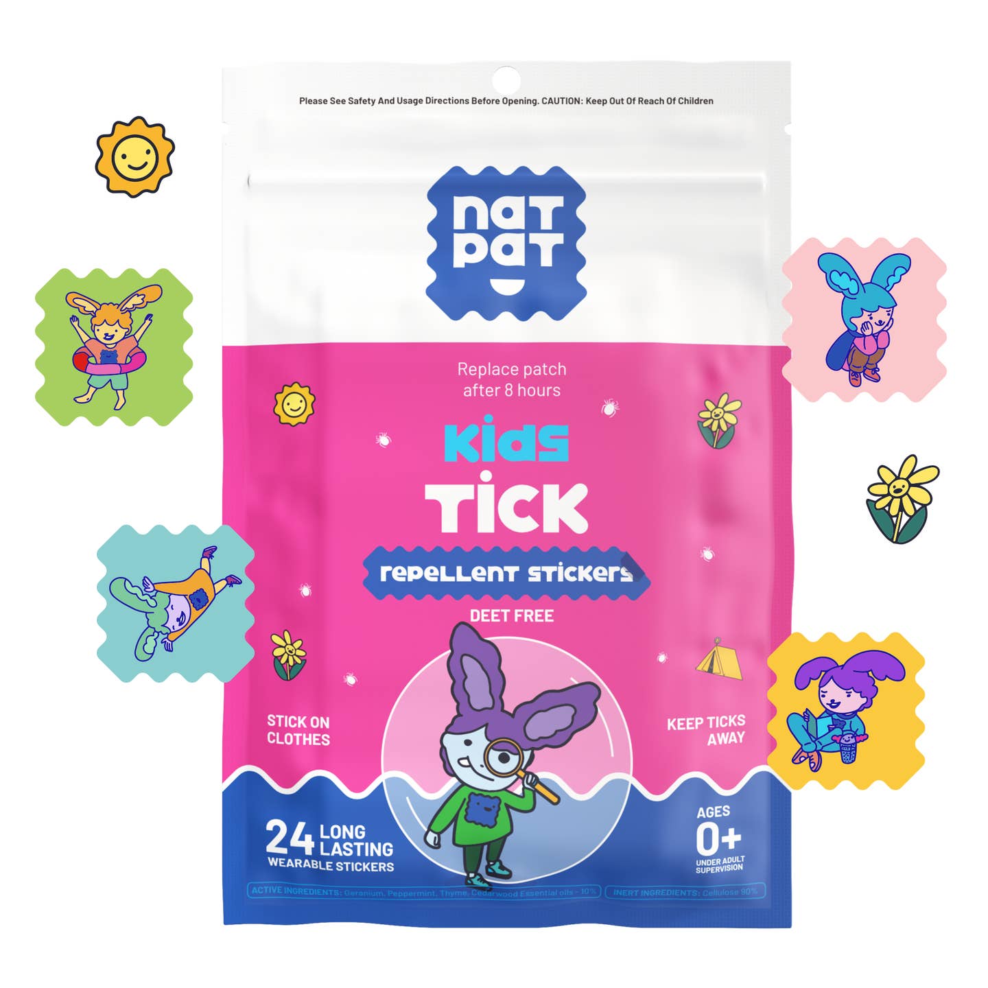 NATPAT Tick Repellent stickers A Touch of Magnolia Boutique