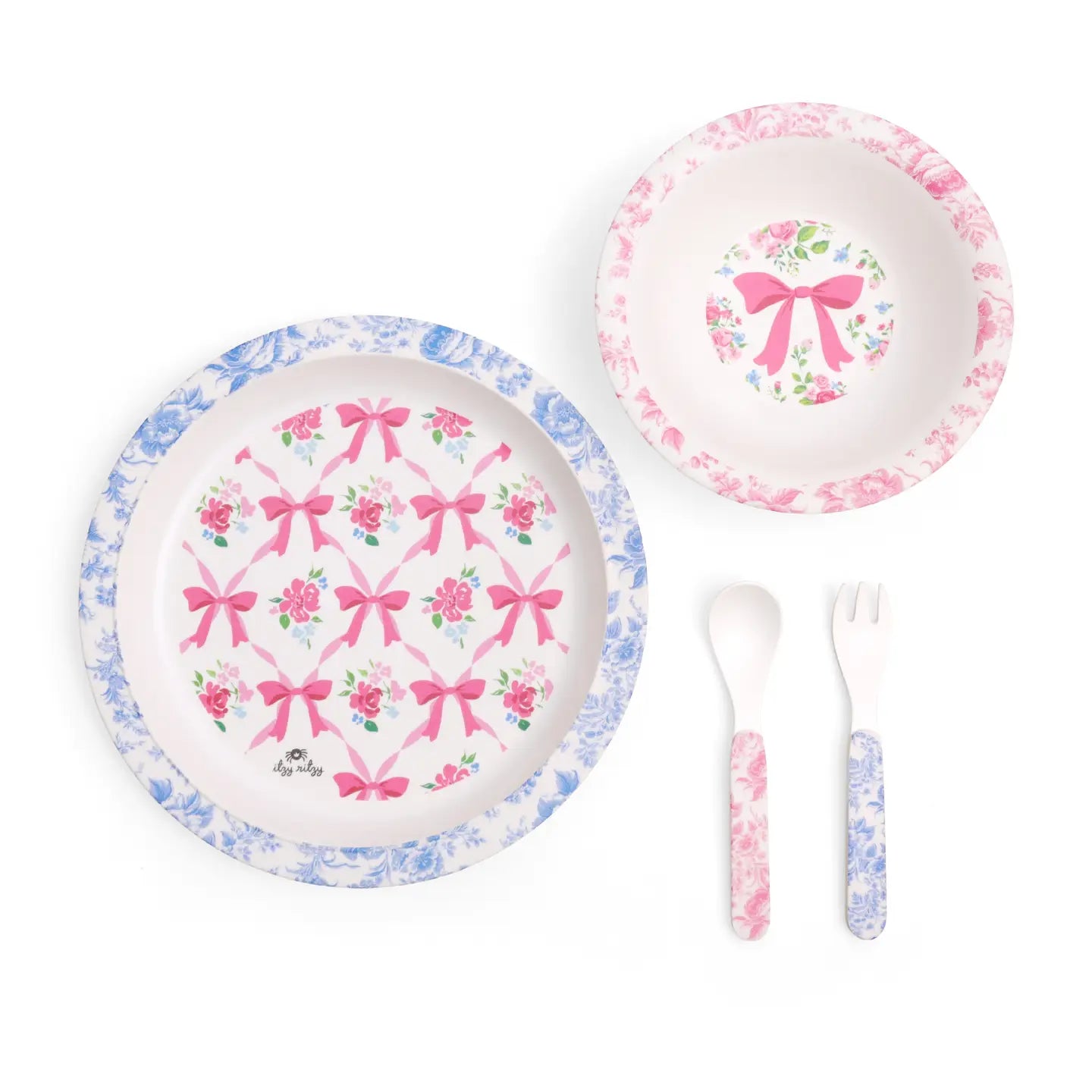 Itzy Bistro™ Ribbons and Roses - 4 Piece Dining Set A Touch of Magnolia Boutique