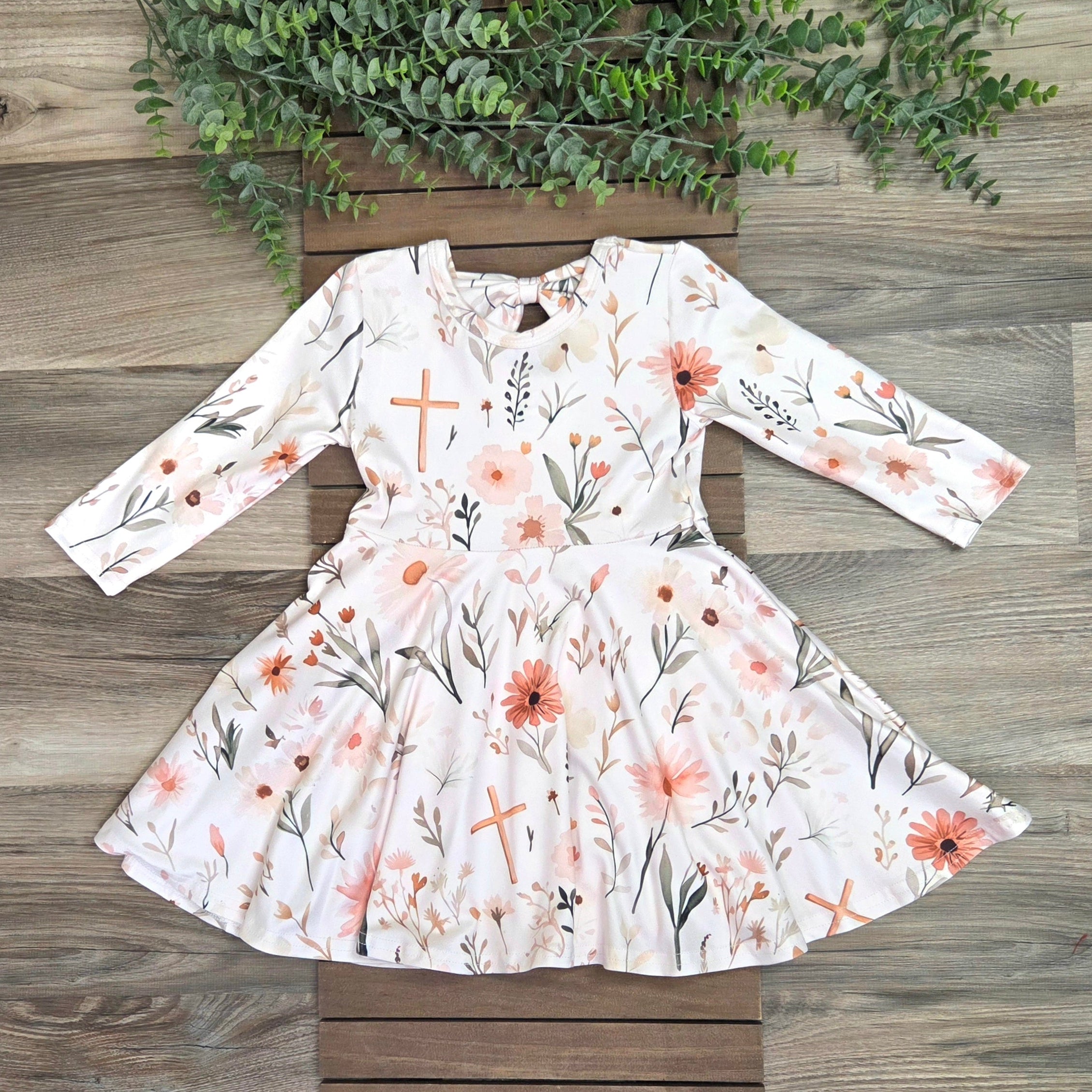 Grace in Bloom Bow Back Twirl Dress A Touch of Magnolia Boutique