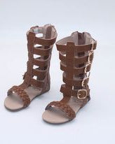 Jean Gladiator Sandals- Weathered Brown Leather  A Touch of Magnolia Boutique   