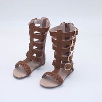 Jean Gladiator Sandals- Weathered Brown Leather  A Touch of Magnolia Boutique   