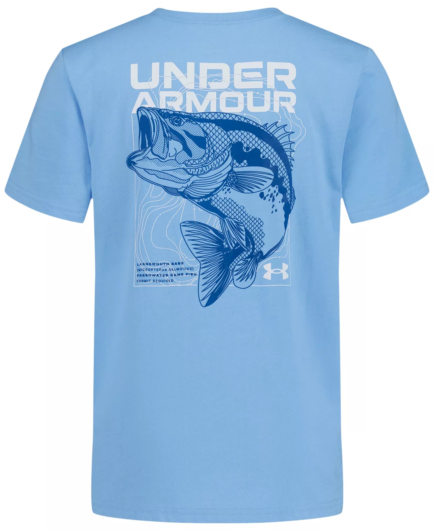 Under Armour® Youth Bass Tee- Horizon Blue A Touch of Magnolia Boutique
