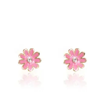 Pink Daisy earrings A Touch of Magnolia Boutique