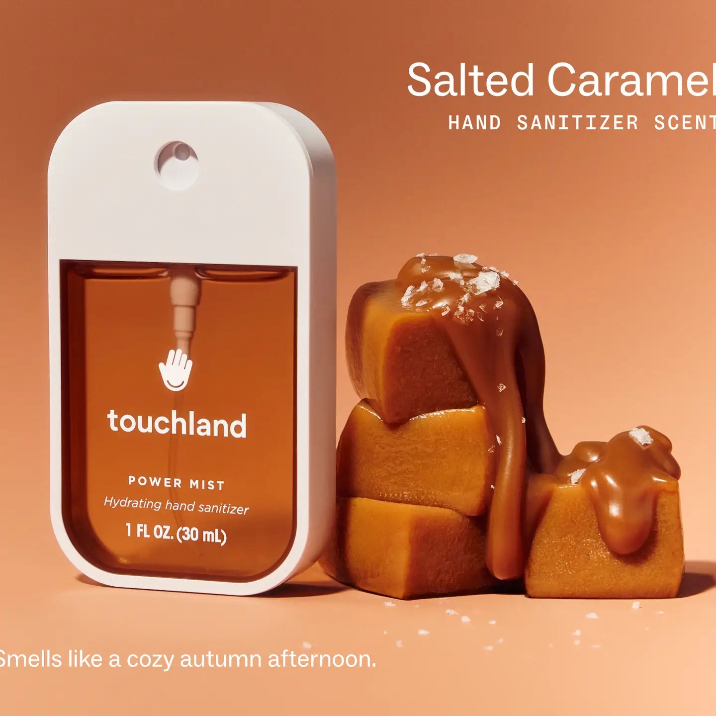 Power Mist Hand Sanitizer (Multiple Scents) by Touchland A Touch of Magnolia Boutique Salted Caramel