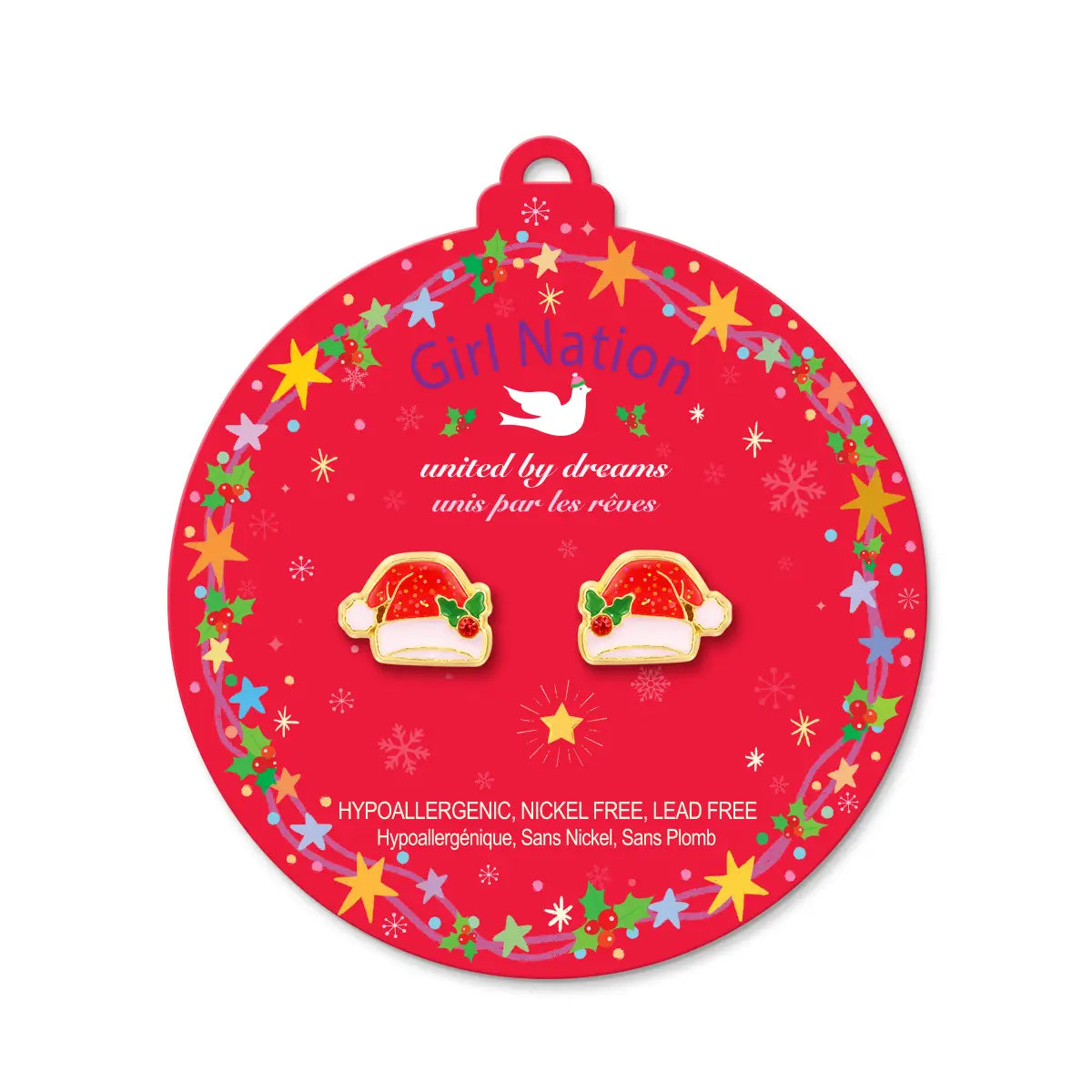 Merry Santa Hat | Cutie Stud Earrings | A Touch of Magnolia Boutique