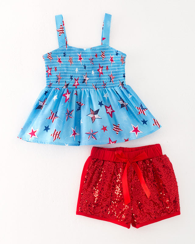 Baby girl Bow embroidered Romper