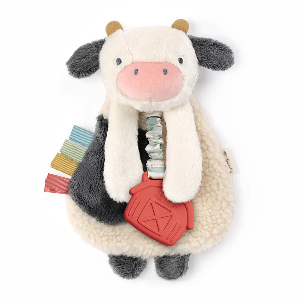 Itzy Lovey Teether Toy-Cow A Touch of Magnolia Boutique