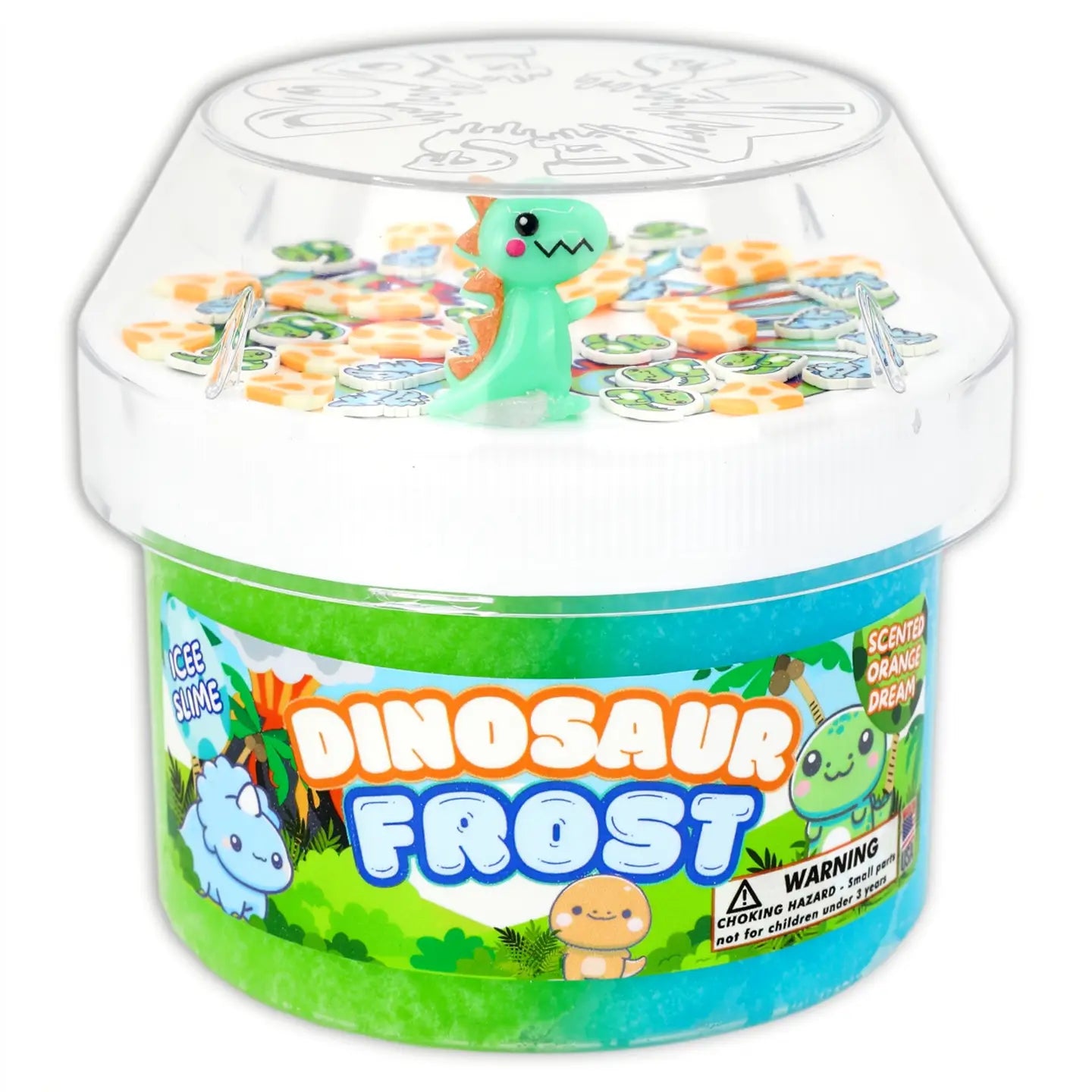 Dope Slime Dinosaur Frost - Icee Textured A Touch of Magnolia Boutique